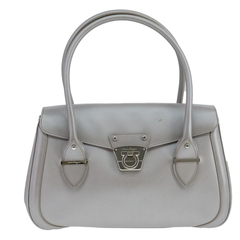 Salvatore Ferragamo Virna Satchel Leather Medium